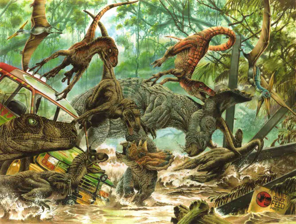 Jurassic Park The Lost World Steve White Art